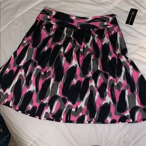 Cheetah Spot I.N.C. A-line Skirt